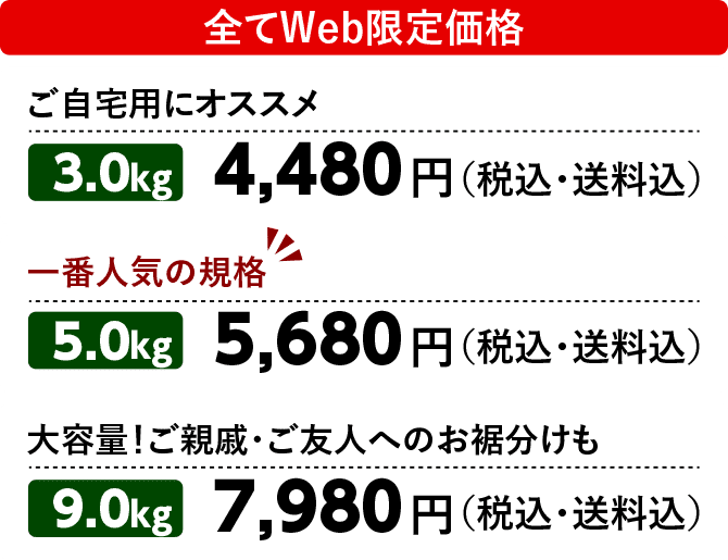 全てweb限定価格