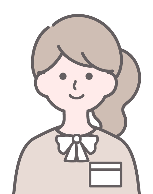 スタッフのイラスト