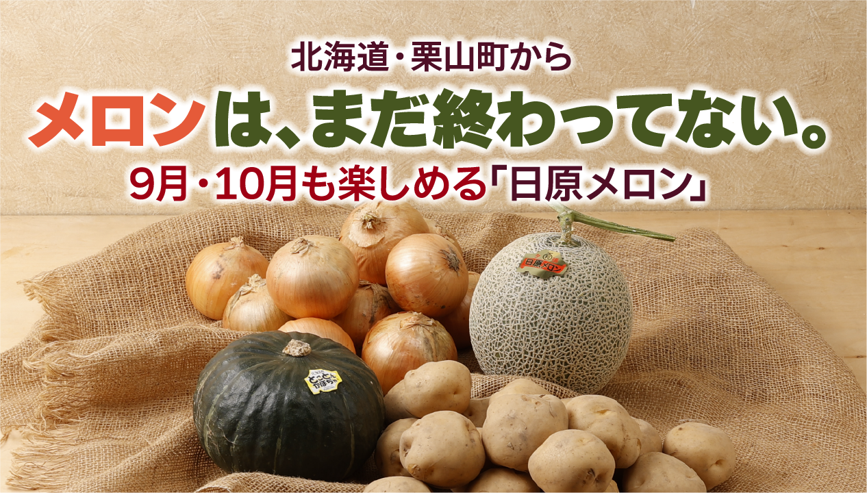 【2026年】北海道メロンは秋も楽しめる！9月・10月に味わう栗山町「日原メロン」と秋の味覚